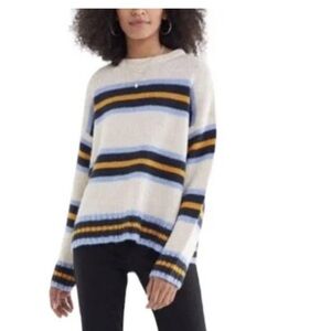 Urban Outfitters Bobby Boyfriend Striped Crew Neck Knit Sweater, Size XL